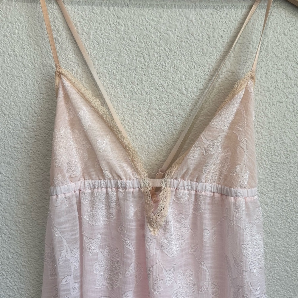 Lilac & London Womens Medium Pink Danity Chemise Slip Dress Fairycore Ballet - Picture 2 of 8